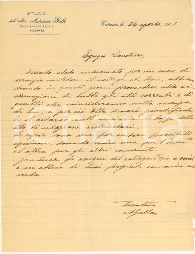 1901 catania lawyer antonino - 1901,